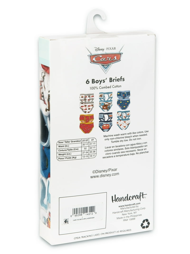 6 Pack Calzoncillos Cars