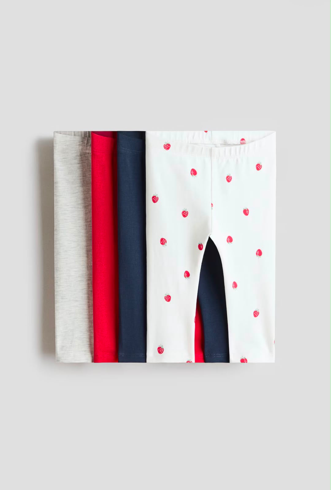 Set 4 Leggings Niña Fresas H&M