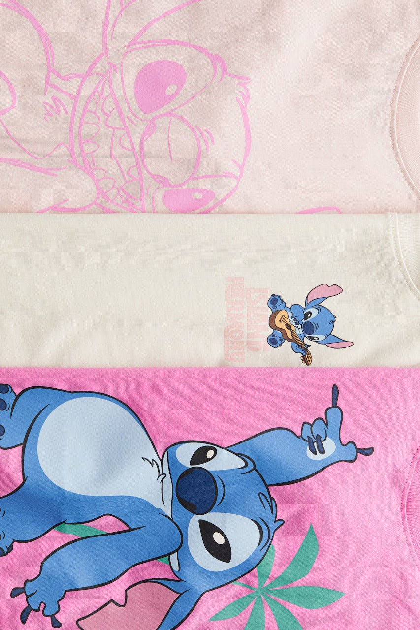 Set 3 Camisas Stitch