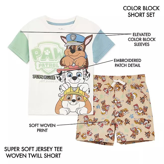 Set 2 Piezas Paw Patrol Niño