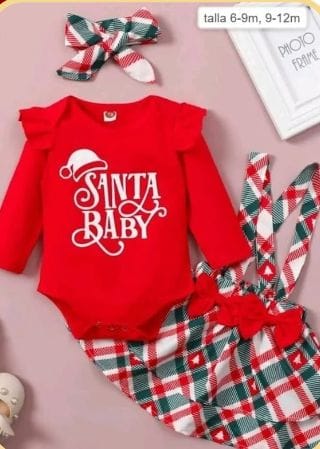 Set bebe Niña Navideño