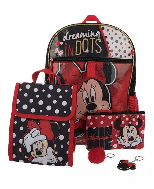 Set 5 Piezas Mochila Minnie Mouse