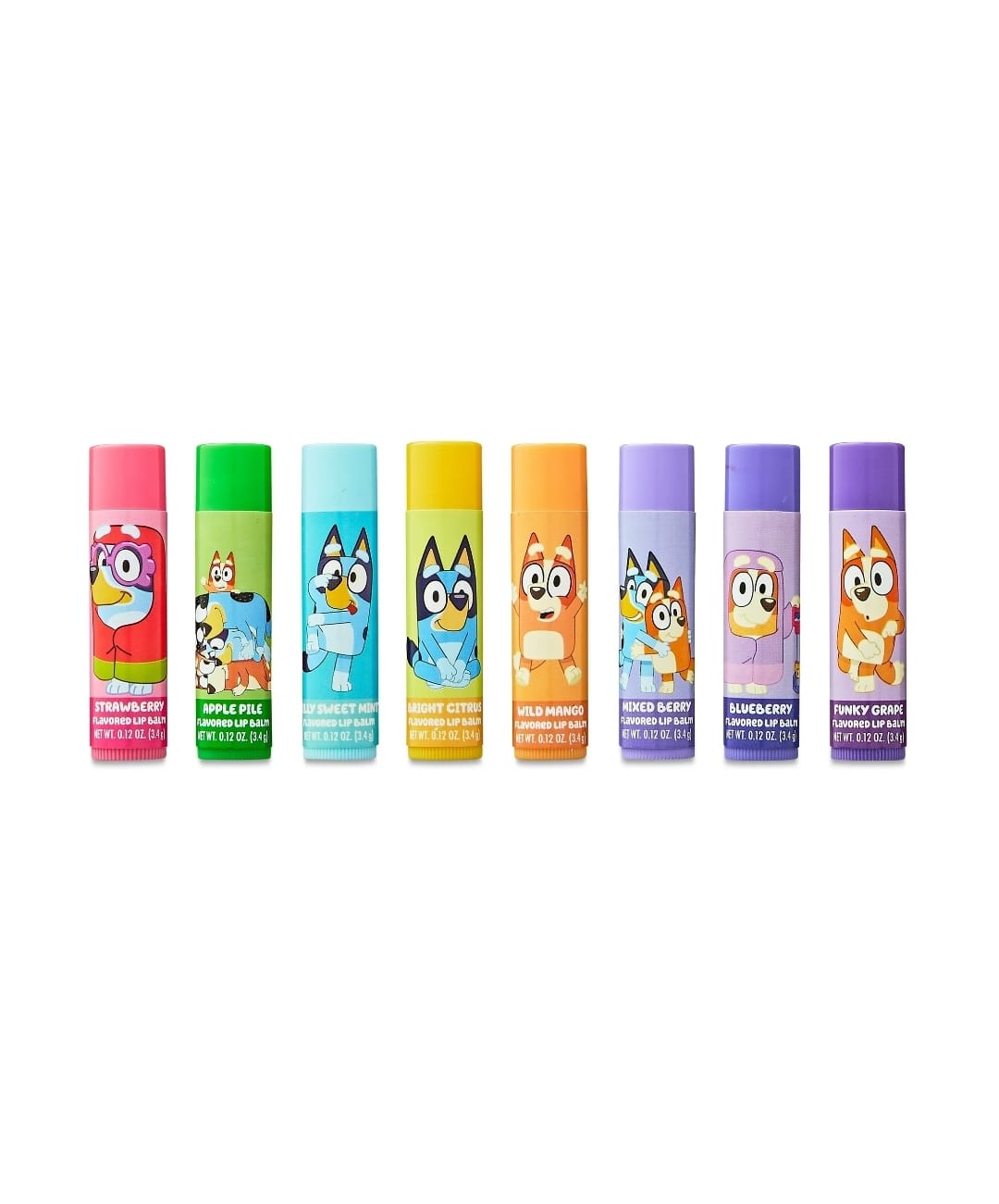 10 Pack Lip Balms Bluey