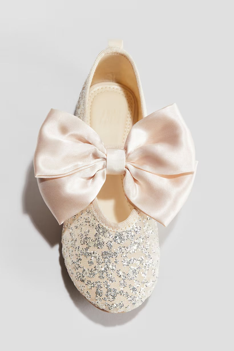zapatos dorado niña