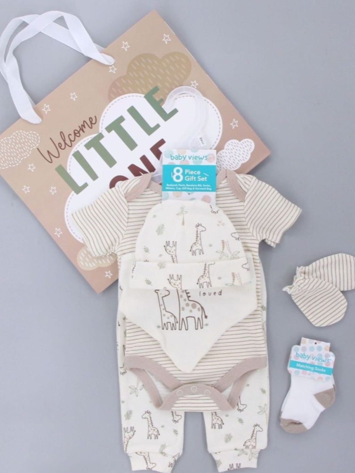 8 Piezas Gift Set Jirafa Bebe Niño