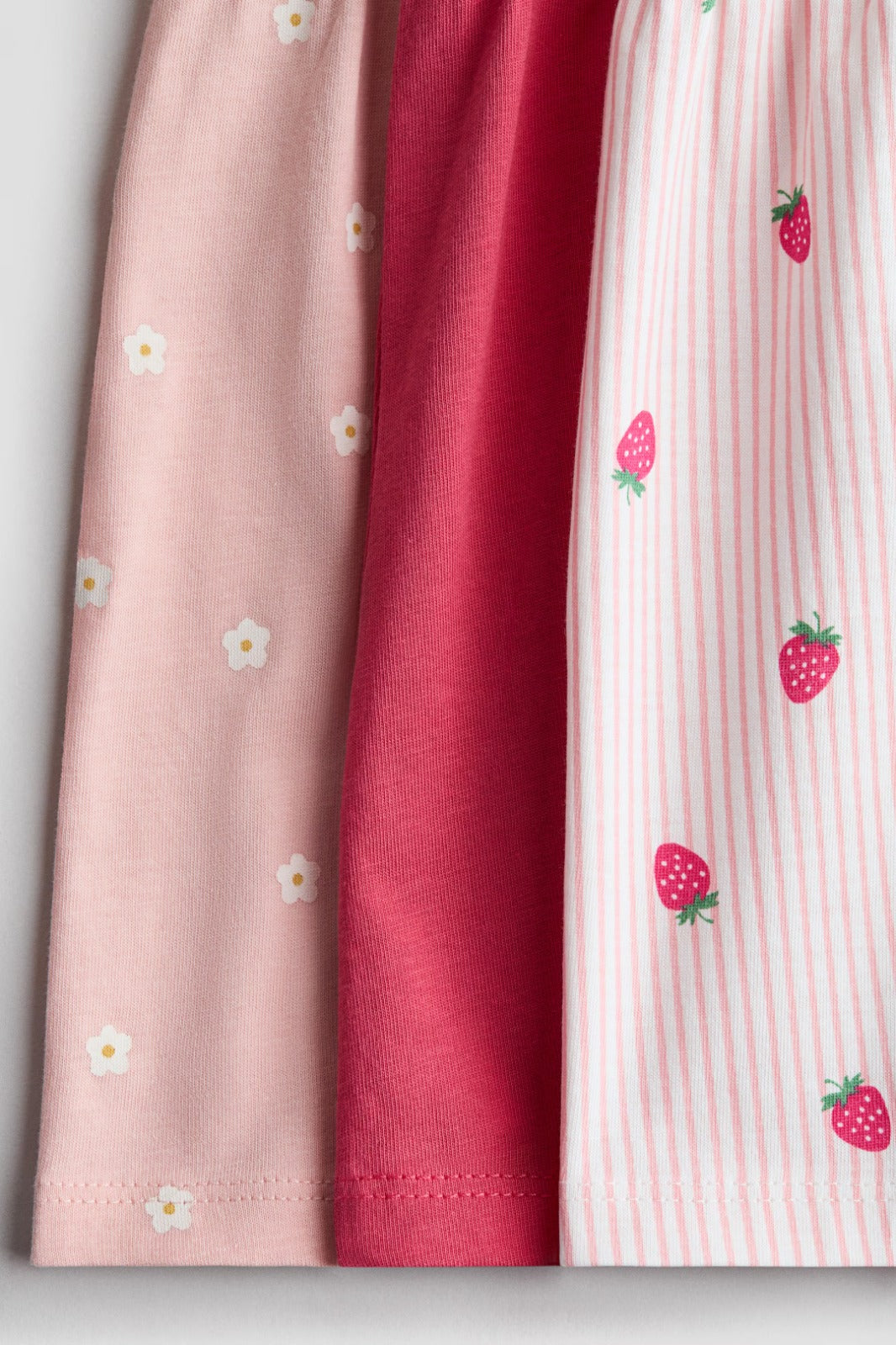 Set 3 Vestidos Fresas Niña