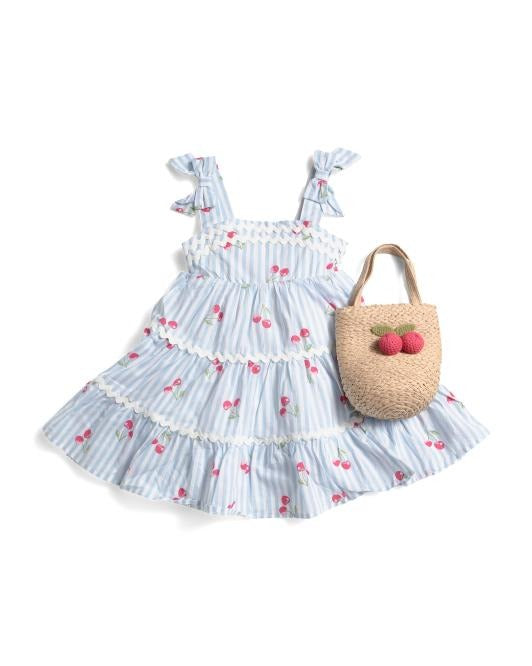 Vestido Rayas Azul de Cereza Rachel Zoe