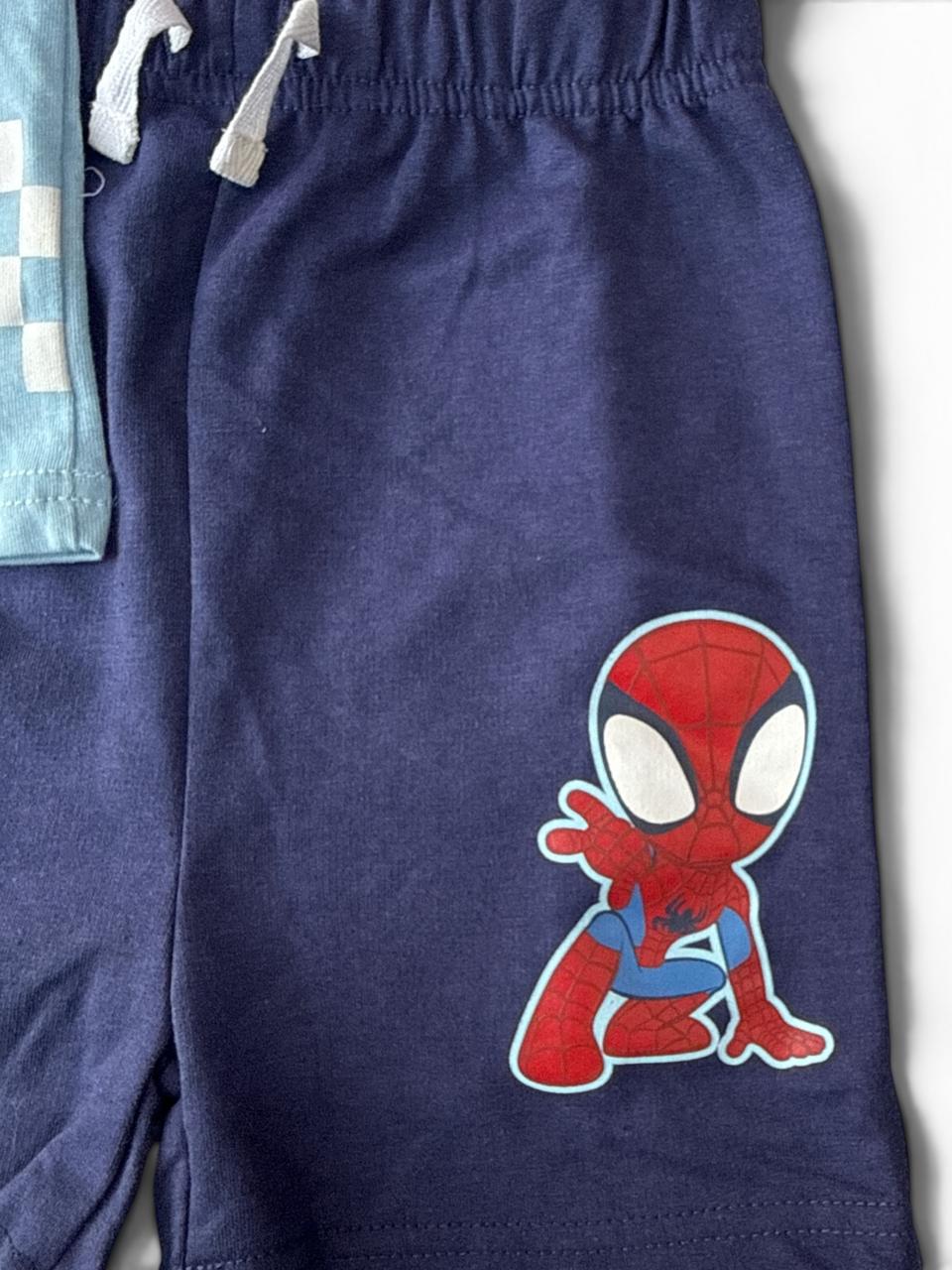 Set 2 Piezas Spidey Azul Marvel