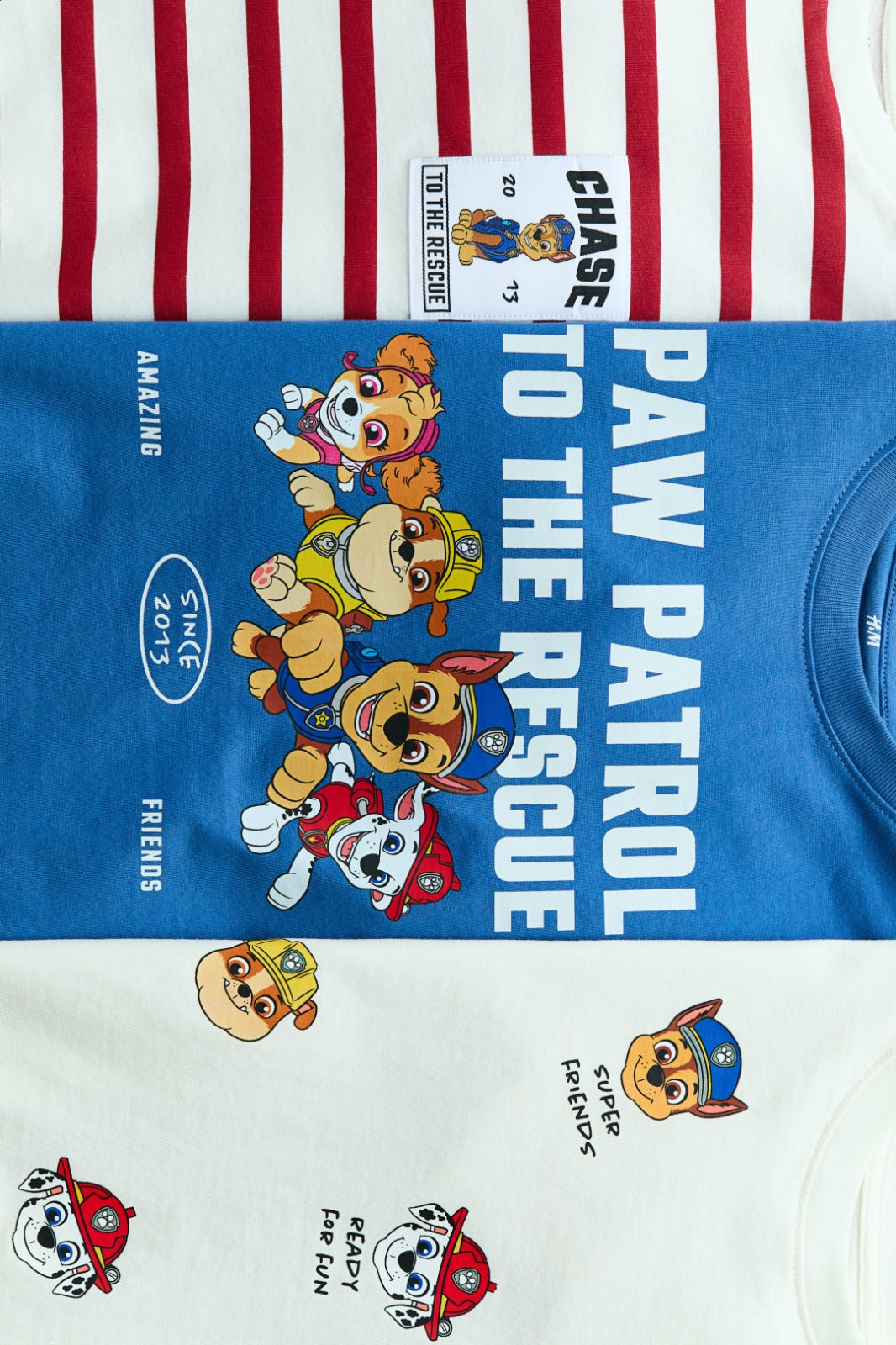 Set 3 Camisas Niño Paw Patrol H&M