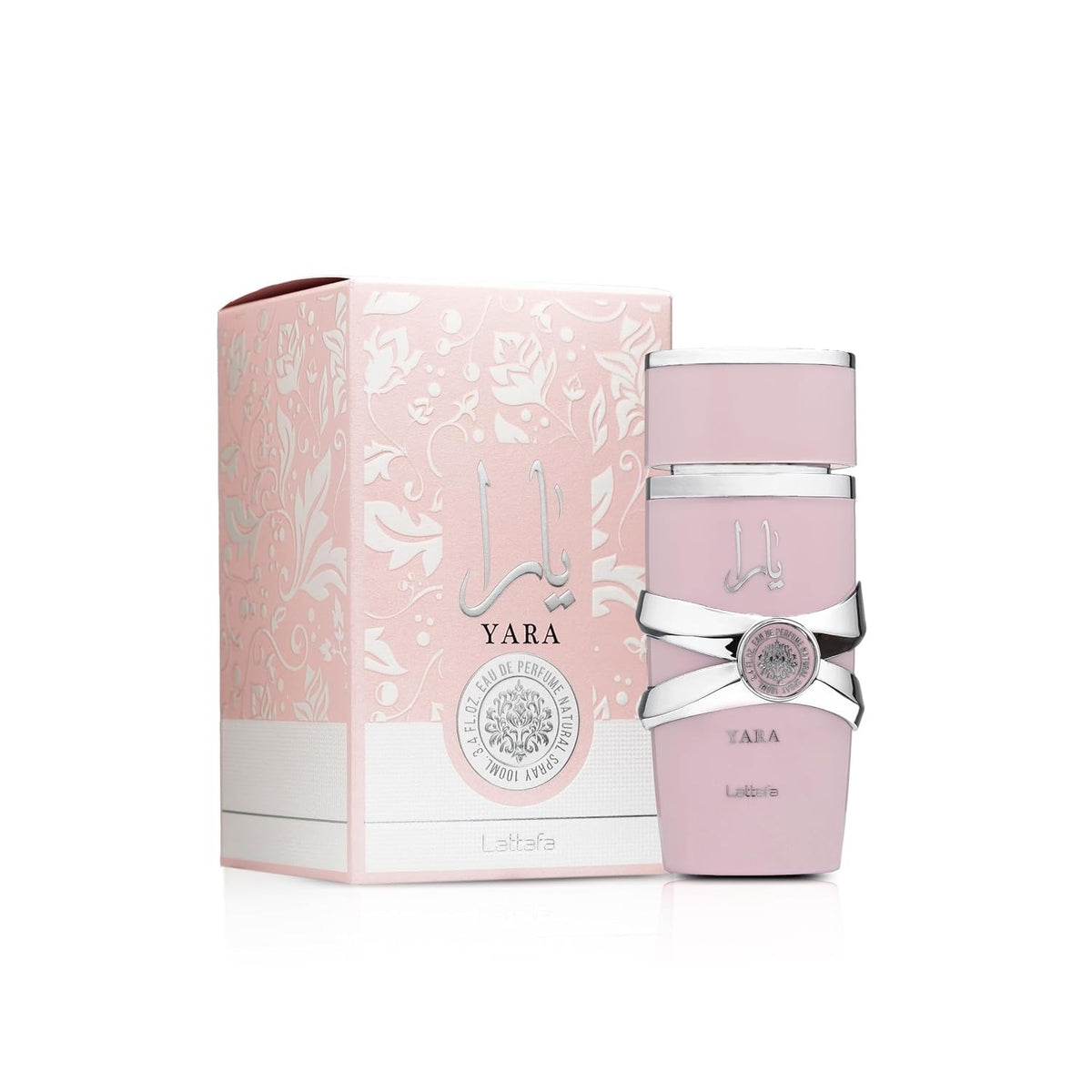 Lattafa Yara - Vainilla, Gourmand, Afrutada, Floral - Eau de Parfum Fragancia de Larga Duración para Mujeres, 3.40 Onzas / 100 ml
