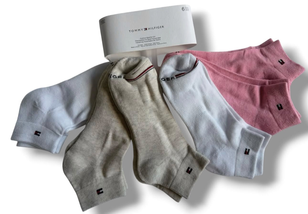 6 Pack Calcetines Colores Dama Tommy Hilfiger