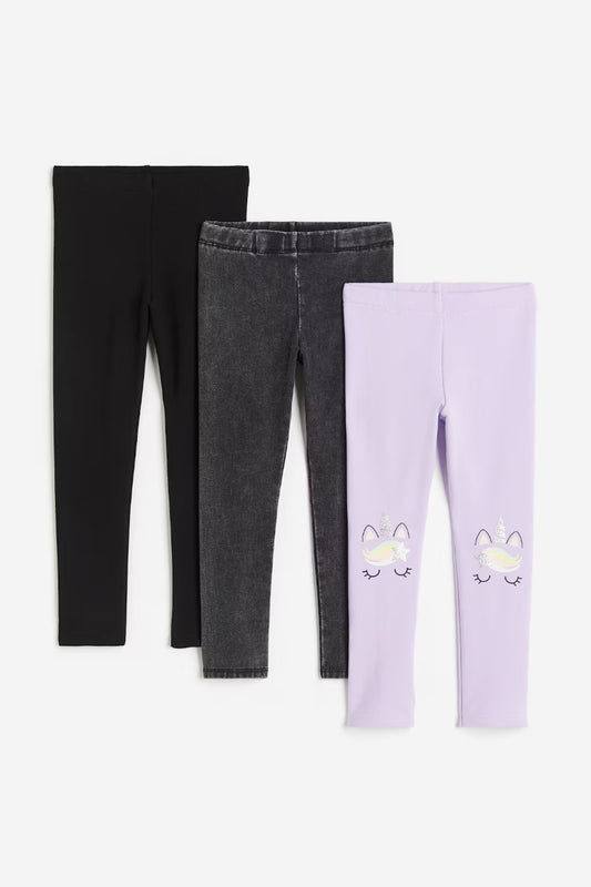 Set 3 Leggings Niña