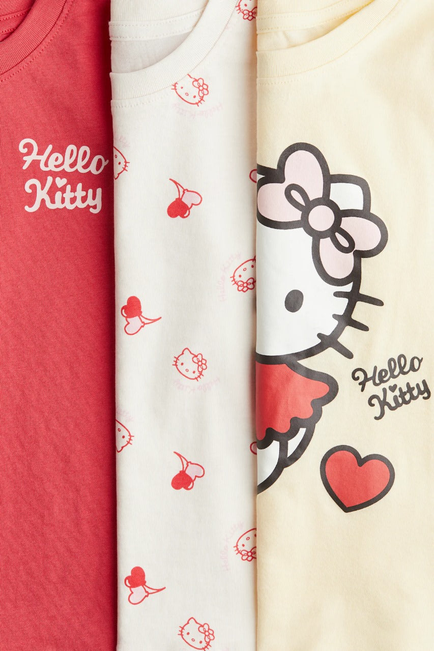 Set 3 Camisas Hello Kitty