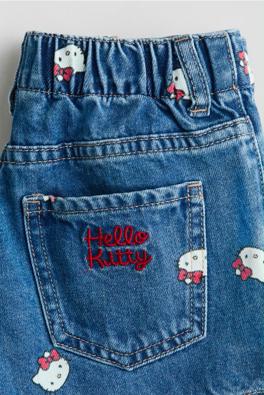 Short Jean Niña Hello Kitty H&M