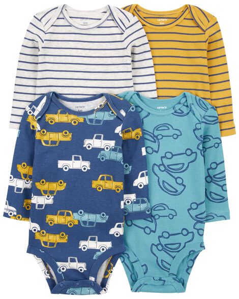 Set 4 mamelucos Carros