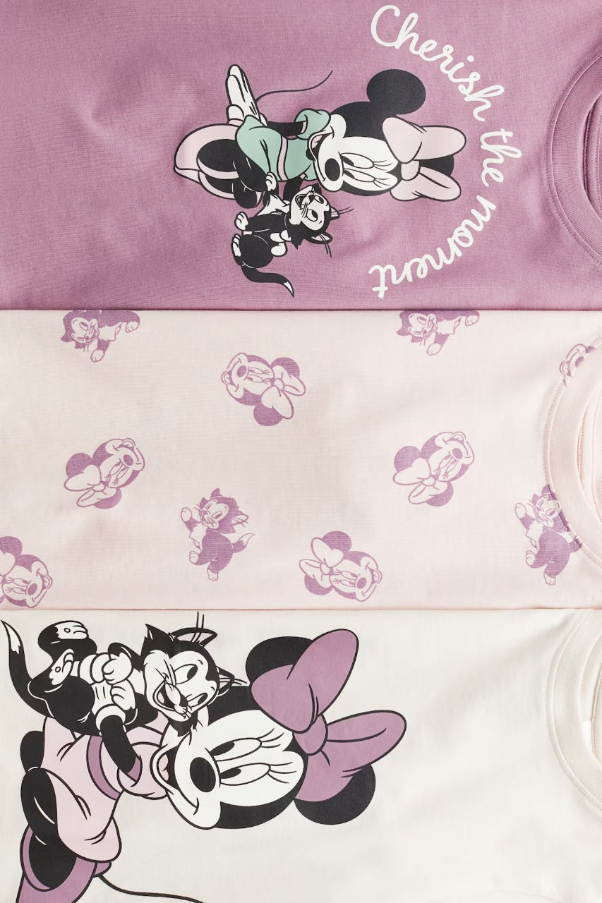Set 3 Camisas Minnie Mouse