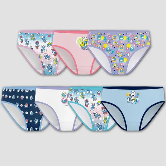 7 Pack Panties Pitufos Niña The Smures