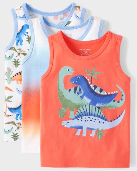 Set 3 Camisas Dinosaurio Niño