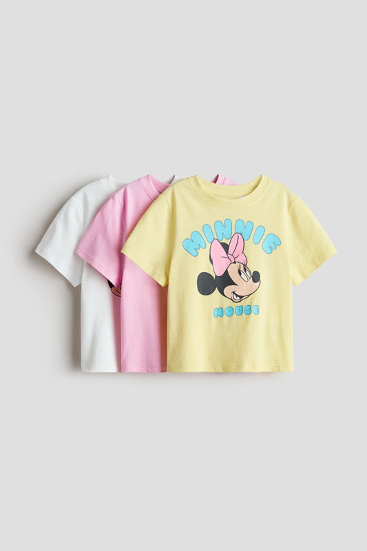 Set 3 Camisas Minnie Mouse Niña H&M
