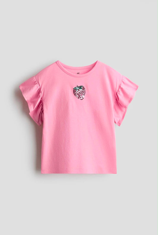 Camisa Rosa Fresa Niña H&M