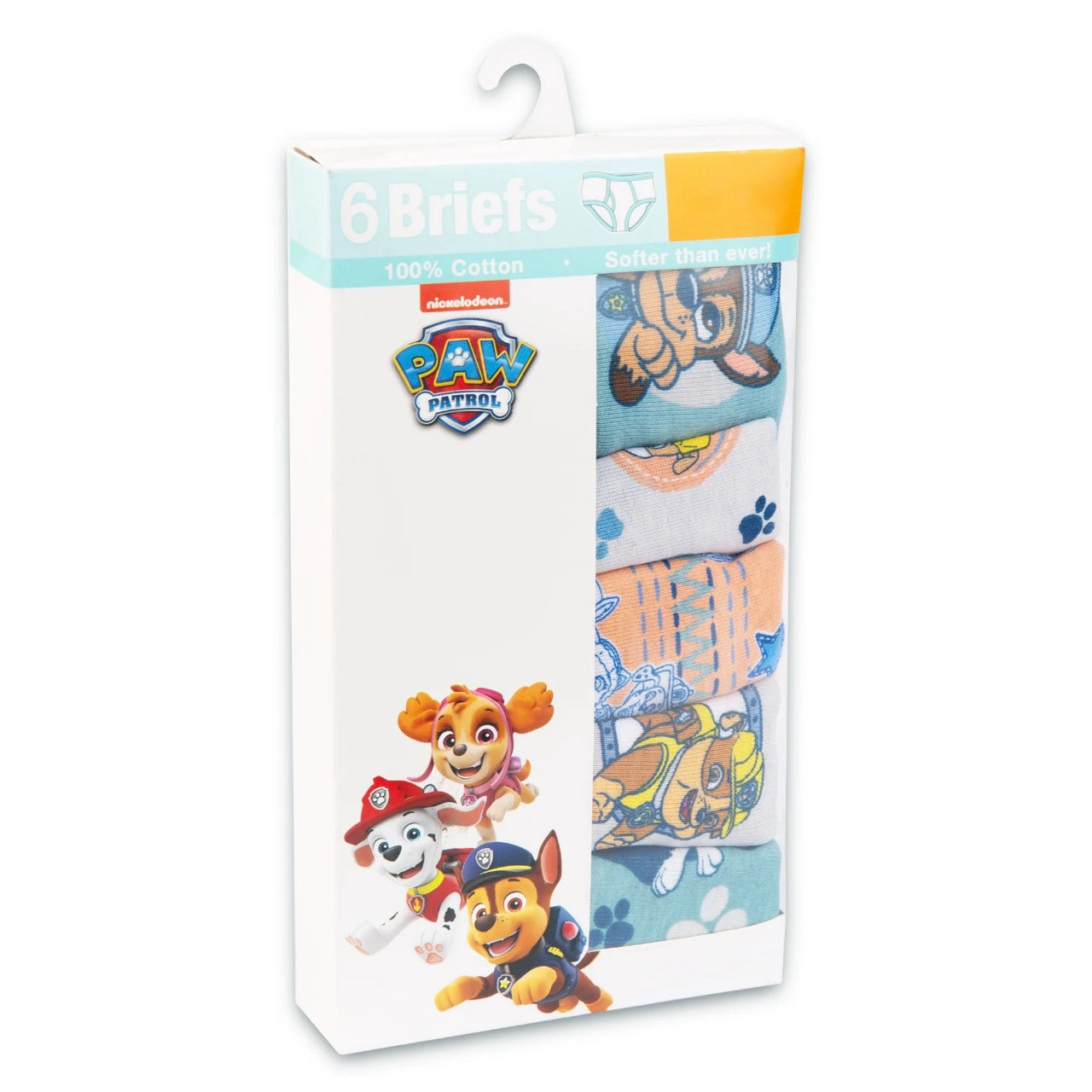 6 Pack Calzoncillos Paw Patrol Niño