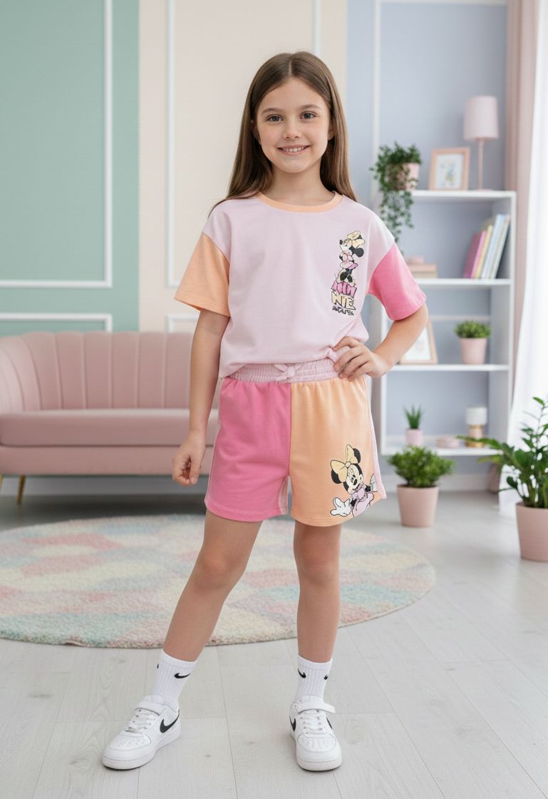 Set 2 Piezas Minnie Mouse Niña