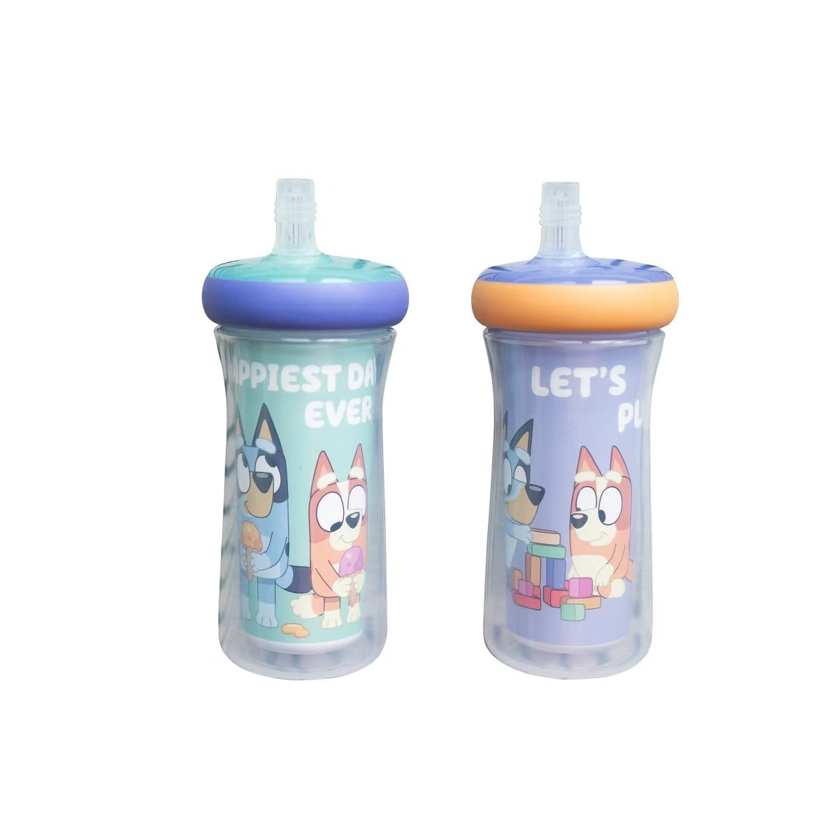 Vasos térmicos con pajita Bluey de 266 ml (9 oz)