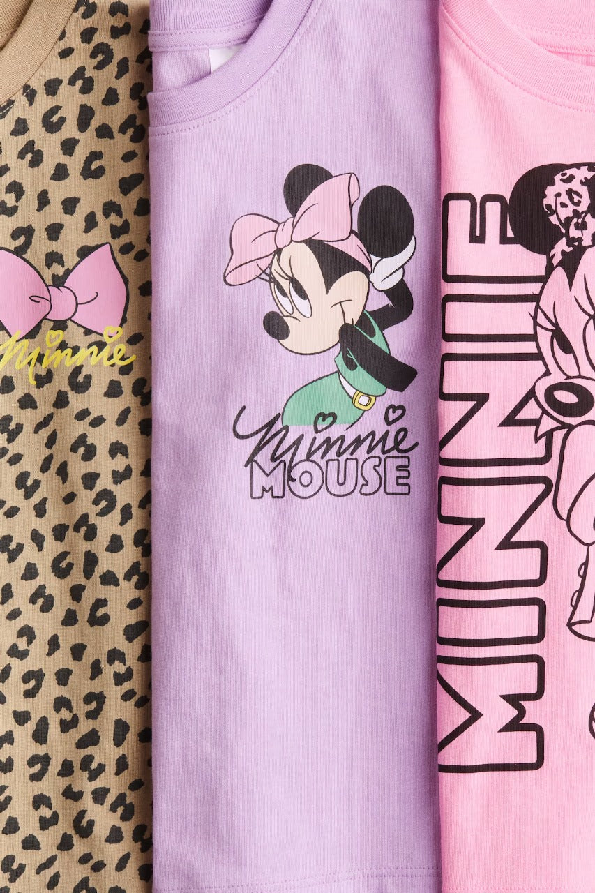 Set 3 Camisas Minnie Mouse