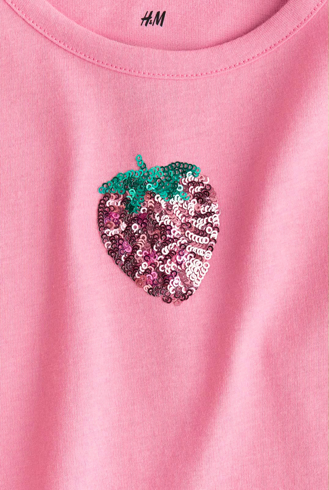 Camisa Rosa Fresa Niña H&M