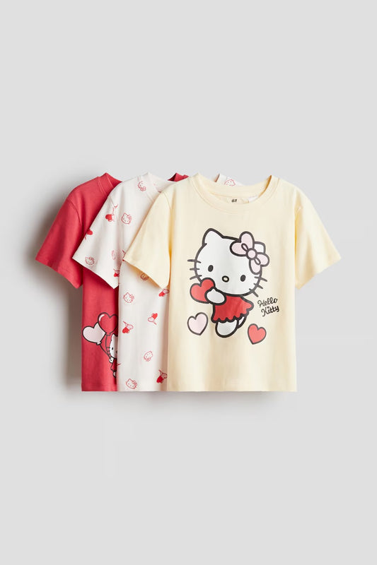 Set 3 Camisas Hello Kitty