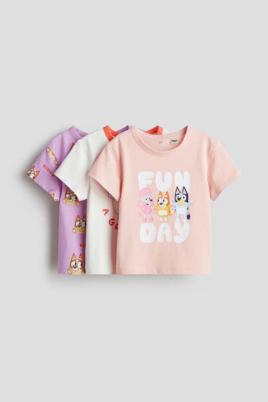 Set 3 Camisas Bluey