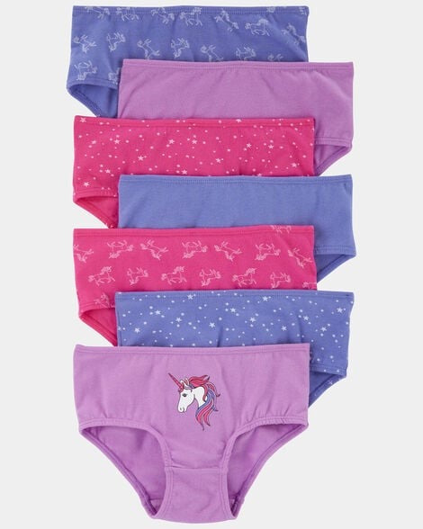 7 Pack Panties Unicornio Niña