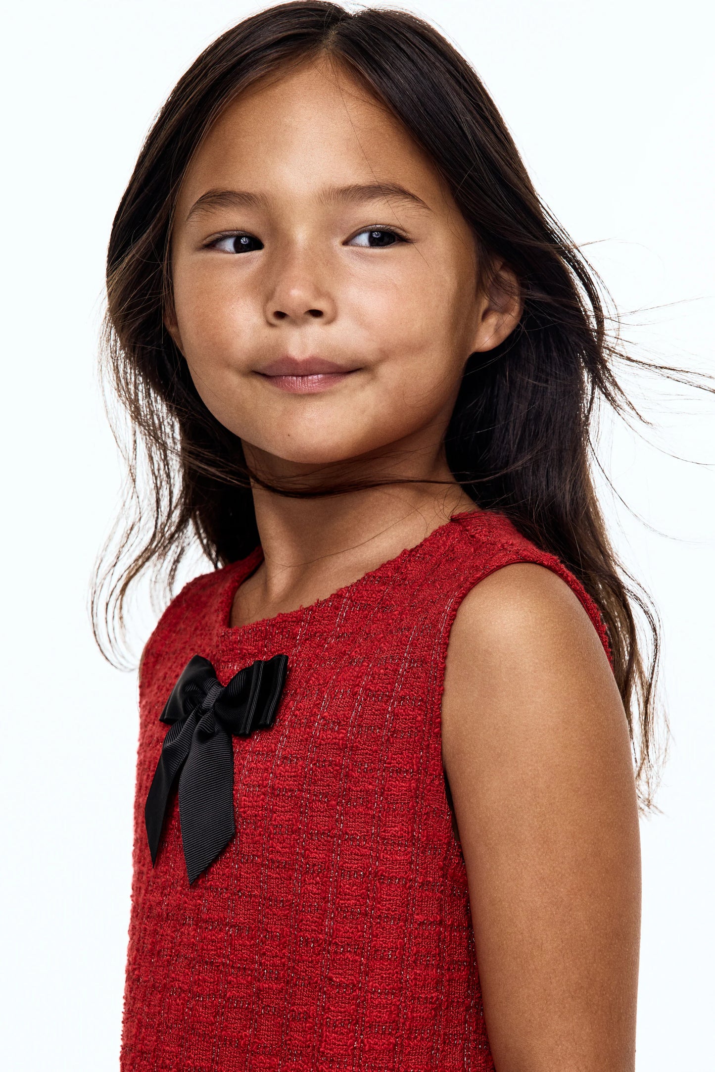 VESTIDO ROJO SIN MANGAS NIÑA