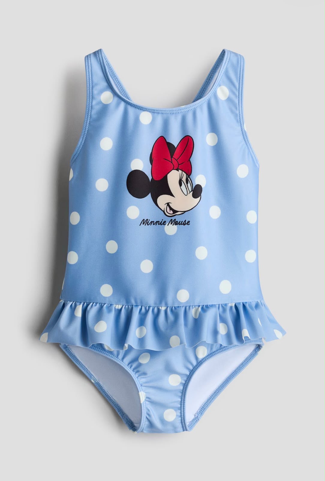 Traje de Baño Azul Minnie Mouse Niña Puntos H&M