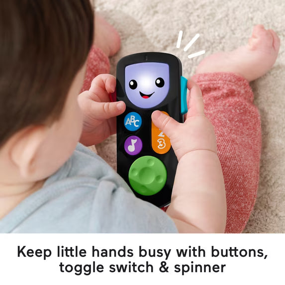 Juguete electrónico de aprendizaje remoto Fisher-Price Laugh & Learn Stream & Learn para bebés