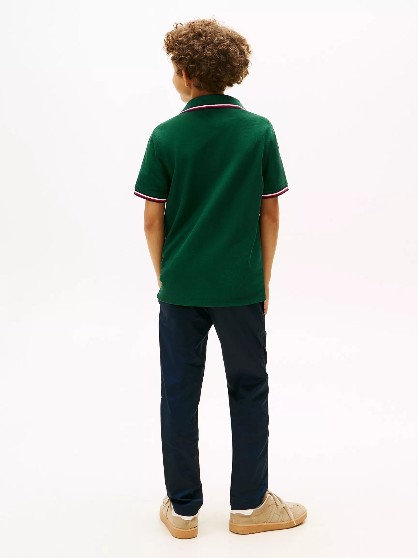 CAMISA VERDE ESTILO POLO NIÑO