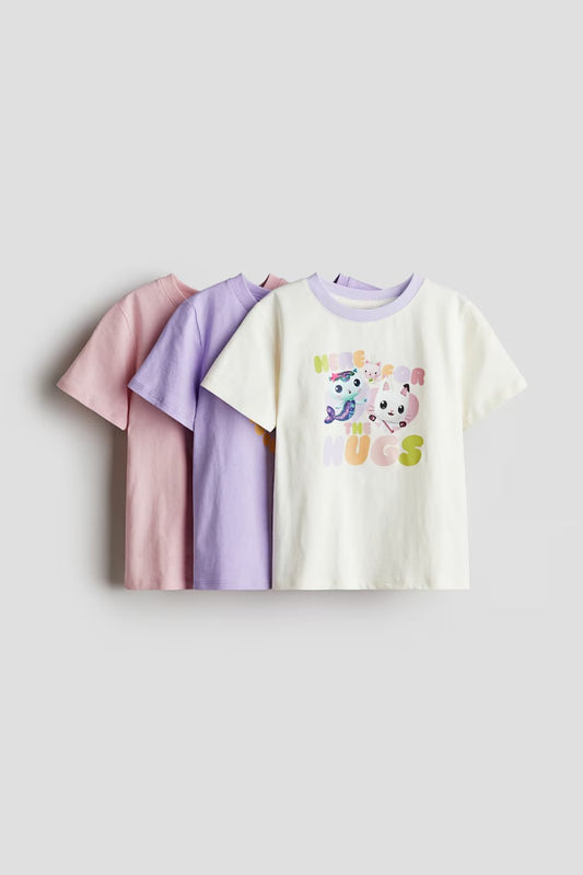 Set 3 Camisas Gabby's Dollhouse