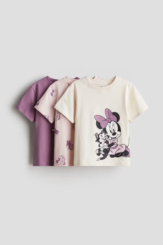 Set 3 Camisas Minnie Mouse