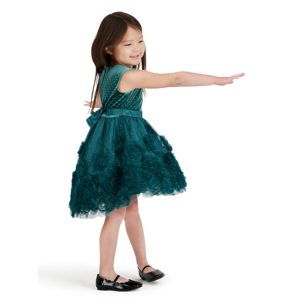 Vestido verde para NIÑA