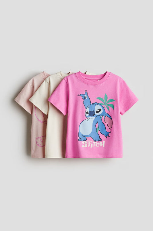 Set 3 Camisas Stitch