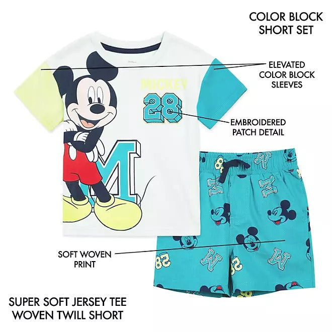Set 2 Piezas Mickey Mouse Niño