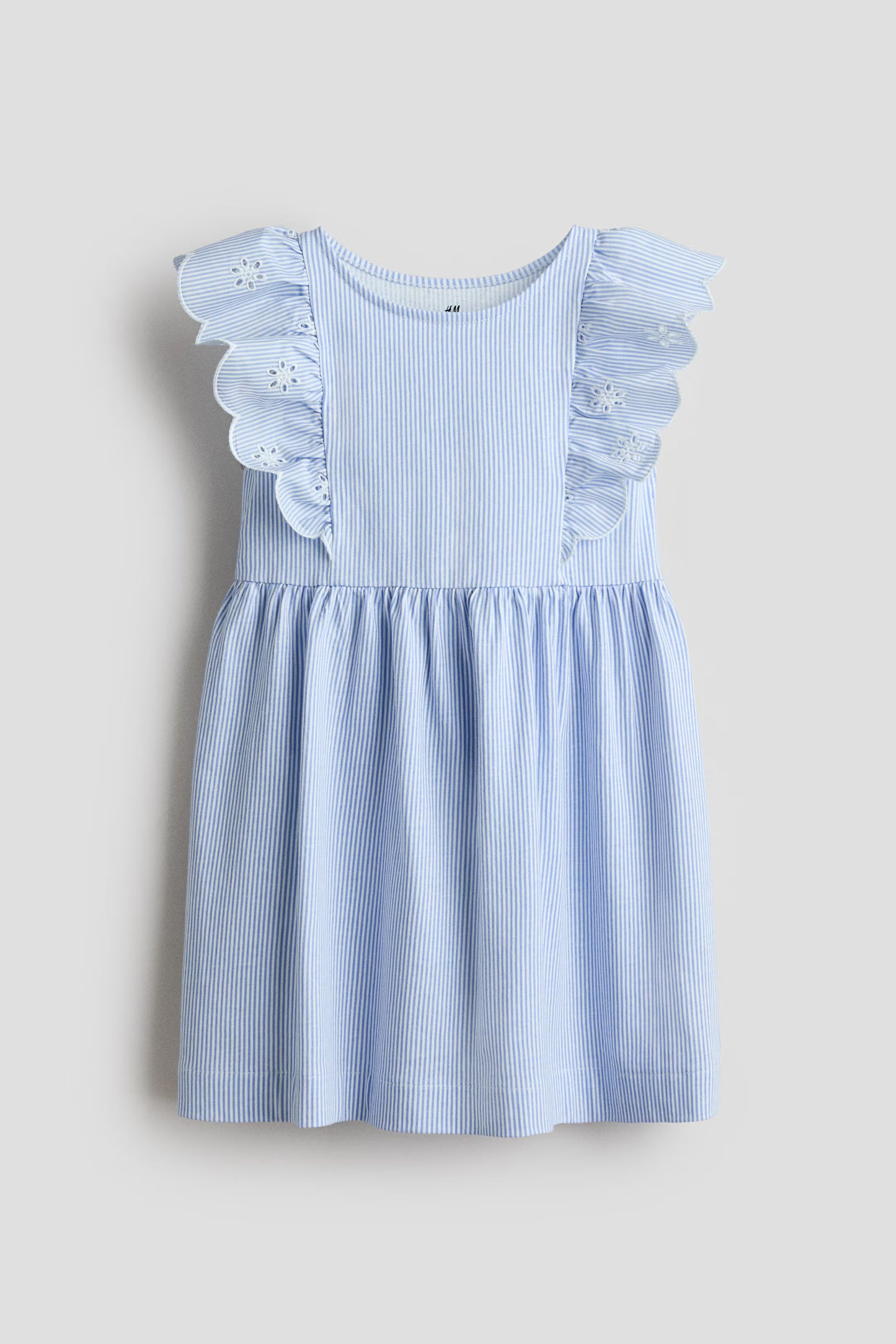 Vestido Rayado Azul Niña