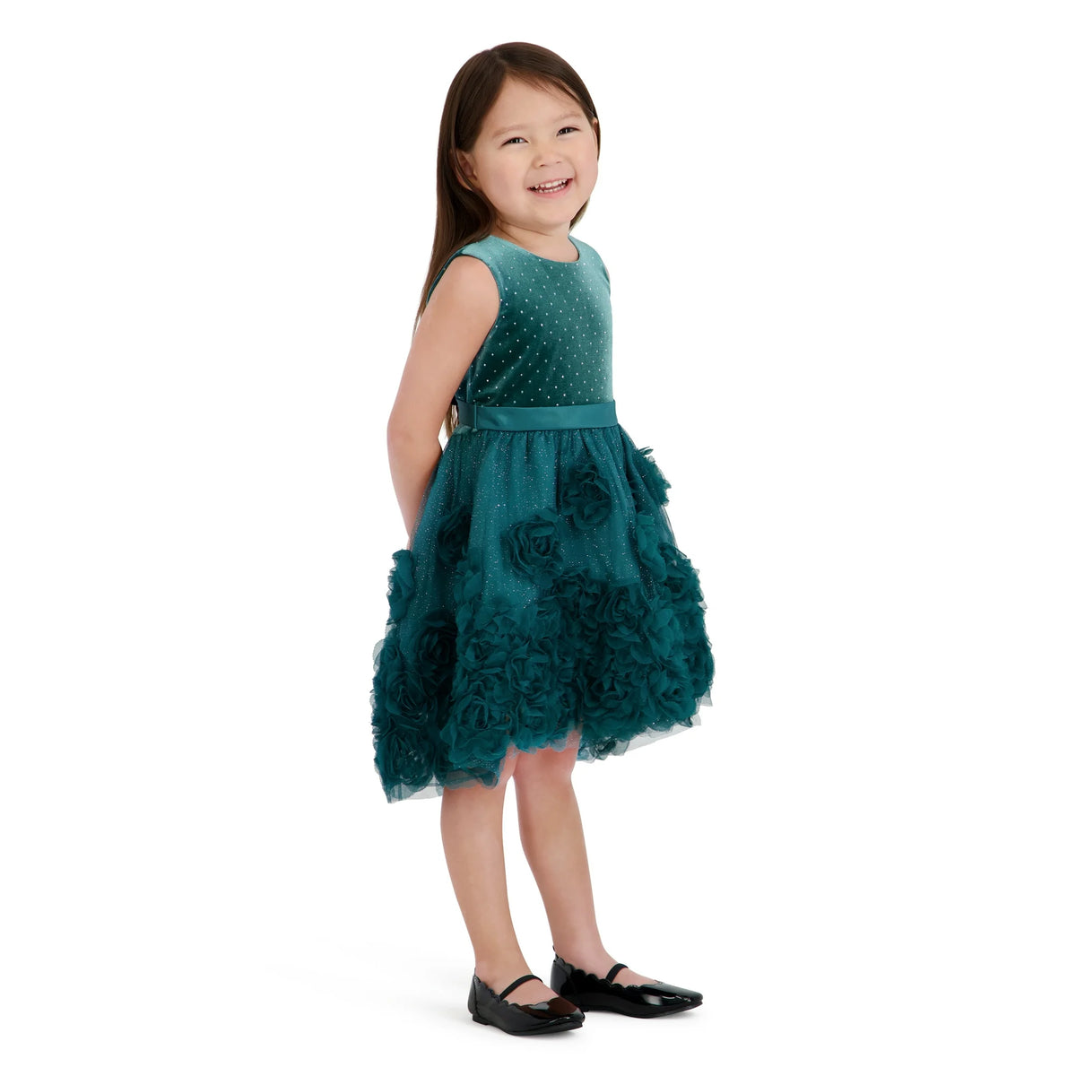 Vestido verde para NIÑA