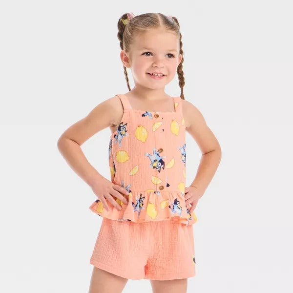 Set 2 Piezas Bluey Niña