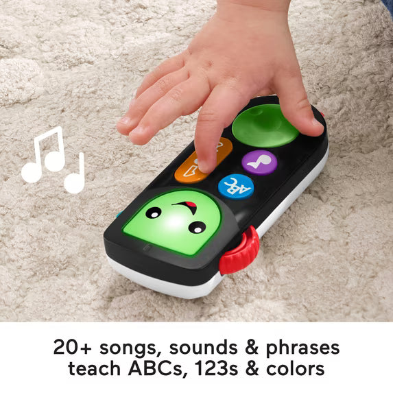Juguete electrónico de aprendizaje remoto Fisher-Price Laugh & Learn Stream & Learn para bebés
