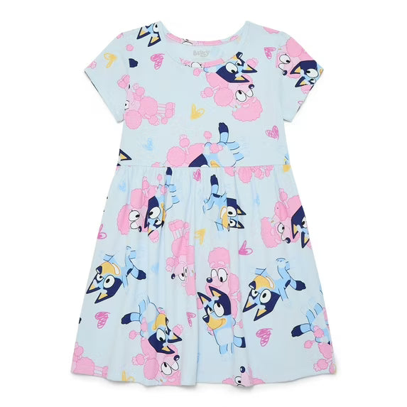Vestido Azul Bluey