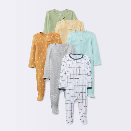 6 Pack Pijamas Completas Bebes Cloud Island