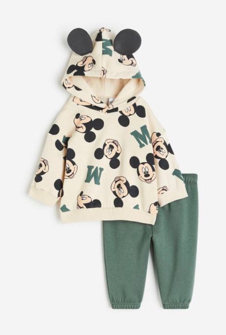 Set 2 piezas Mickey Mouse