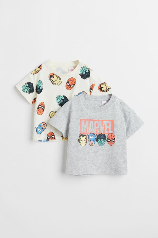 Set 2 Camisas Marvel