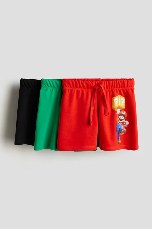 Set 3 Shorts Mario Bros